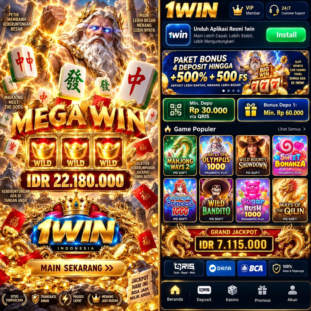 1WIN - 1win Situs Slot Online Resmi dengan Akses Daftar dan Login