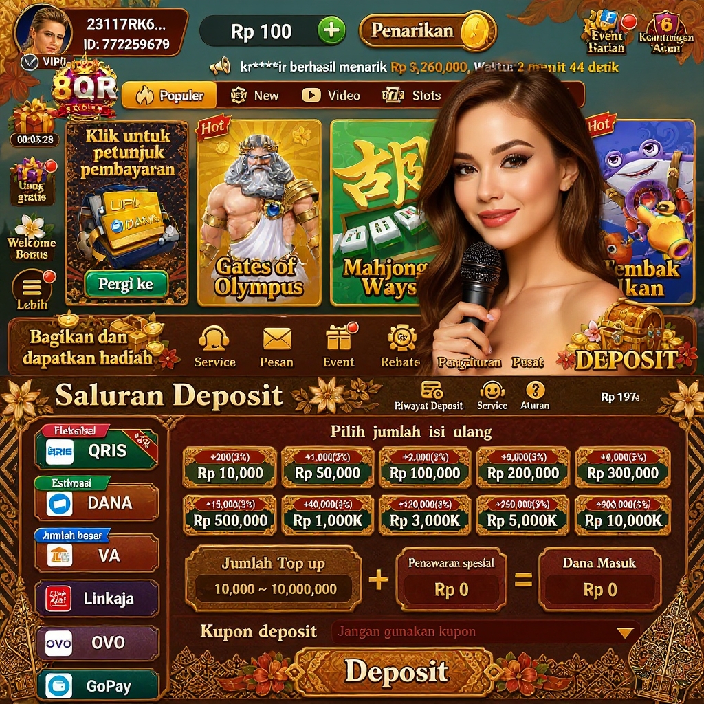 8QR - agen slot online terpercaya di Indonesia dengan slot gacor hari ini terbaik dari slot88 di tahun 2026 ini.