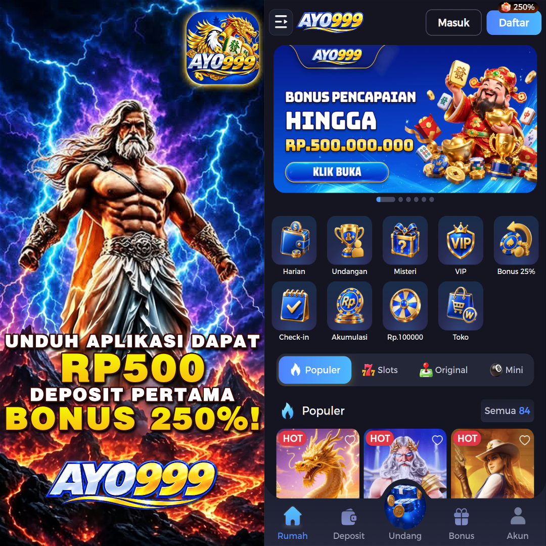 AYO999 - Platform Slot Online dengan Pengalaman Bermain Terbaik